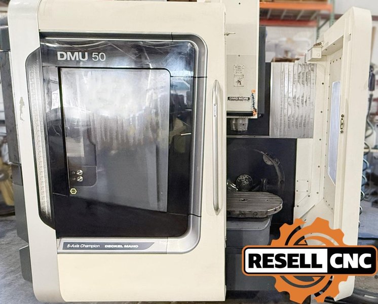 2015 DMG Mori DMU50 5-Axis CNC Vertical Mill