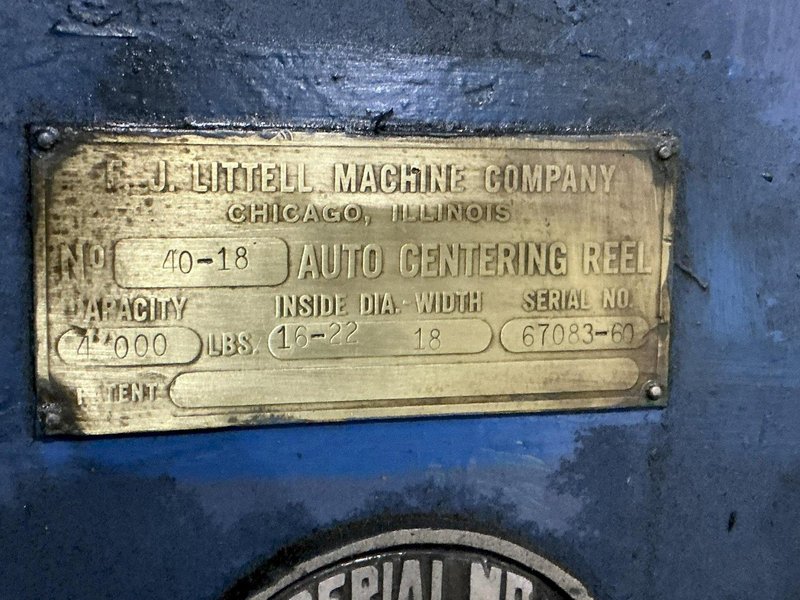 4,000 LBS LITTELL REEL: YOBRO #25257