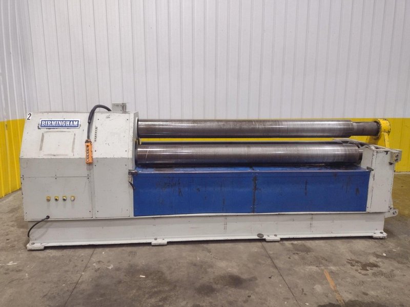8' X 1/4" BIRMINGHAM MODEL #RH-0806 HYDRAULIC DOUBLE PINCH PLATE ROLL 2007: YOBRO #25022