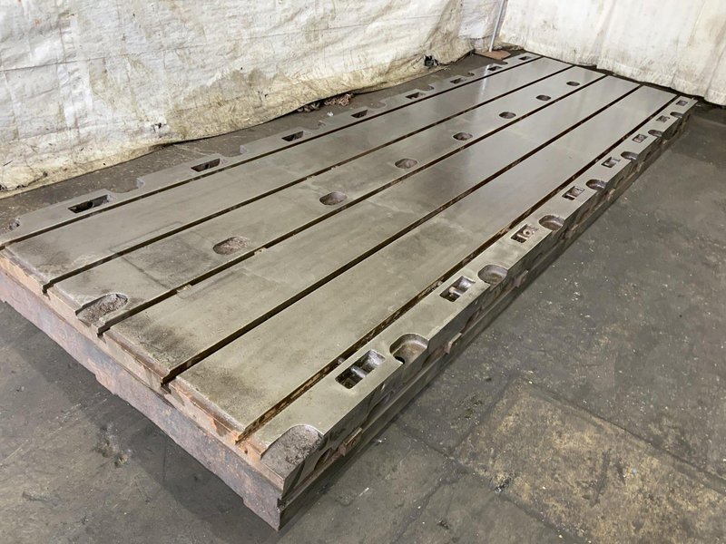 192" X 60" T-SLOTTED FLOOR PLATE: STOCK #81414