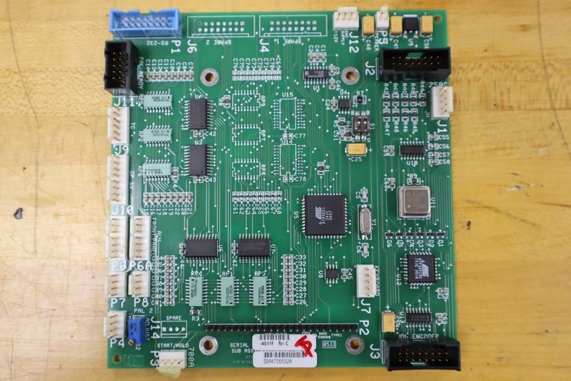 Used Haas 32-4031F Rev C Serial Keyboard PCB