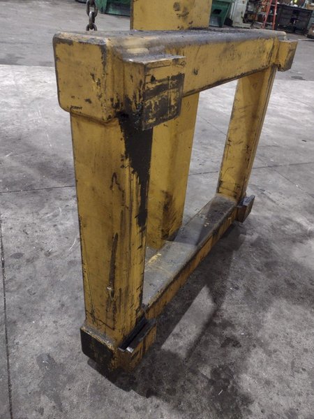 7,000 LBS (3.5 TON) X 70" X 63" MODEL FC JS-70 CALDWELL FORKLIFT CLIP-ON BOOM: STOCK #23563