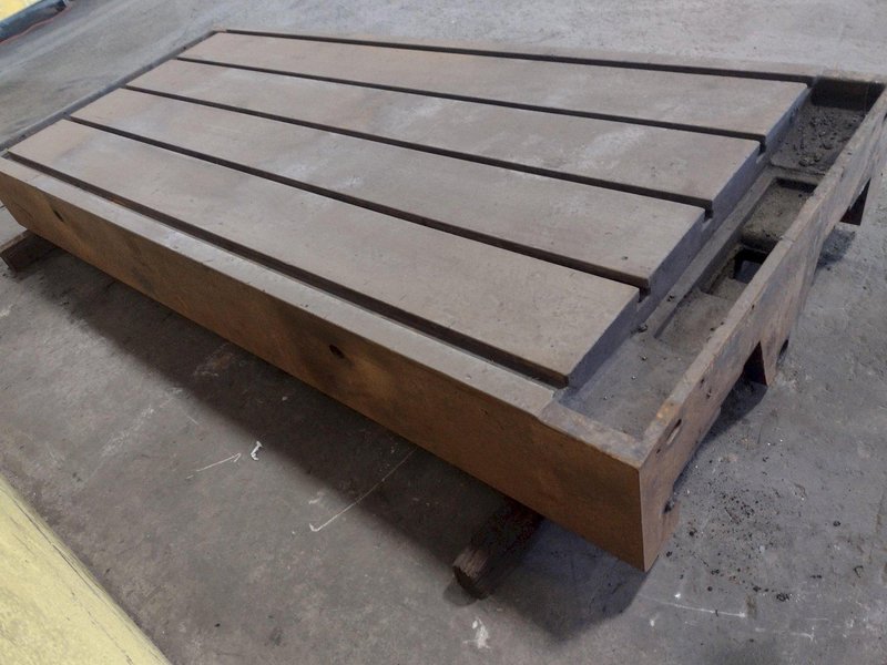 96&quot; X 42&quot; T-SLOTTED PLATE / LAYOUT TABLE : STOCK 17378