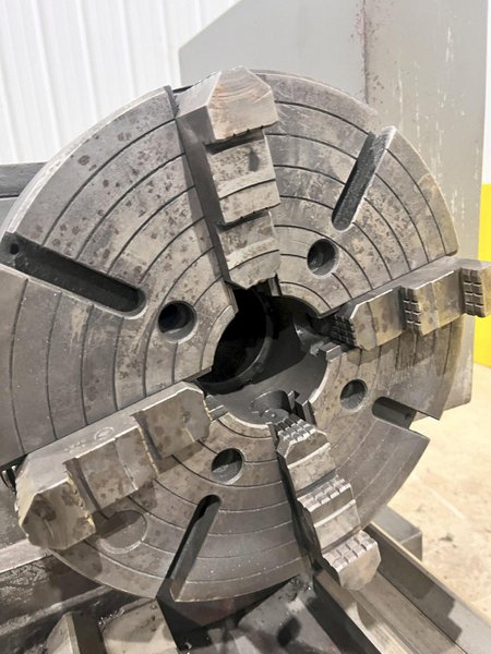 24&quot; X 120&quot; TOOLMEX PONAR MODEL #TUR-63 GAP BED ENGINE LATHE, 3.5&quot; HOLE: STOCK #22195