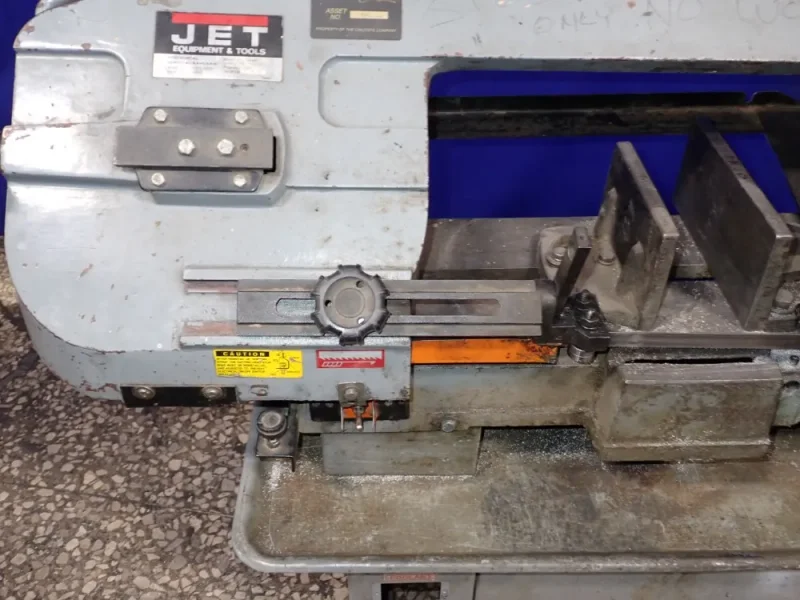 JET 12" X 7" HORIZONTAL BAND SAW  -  HVBS-7MW