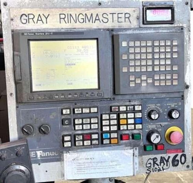 Gray Ringmaster 60″ CNC Vertical Boring Mill – VTL