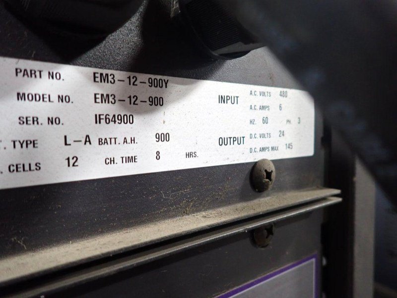 ENERSYS 24 V / 900 AH BATTERY CHARGER   -  EM3-12-900