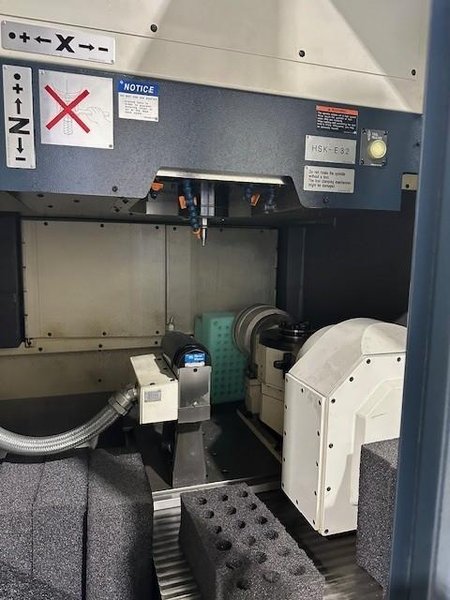 YASDA YMC 430 Ver. II 5-Axis CNC Vertical Machining Center, 40K RPM, Trunnion Table, 32 ATC, HSK-E32, Fanuc 31i-B5, Hard Milling, LOW HOURS, Year: 2017