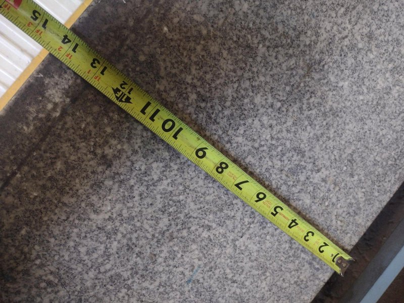 8&#039; X 4&#039; X 14&quot; ROCK OF AGES PRECISION LAYOUT INSPECTION GRANITE TABLE: STOCK #23787