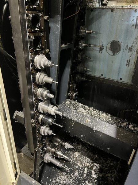 Leblond Makino A55 HMC, 1994 – Full 4th Indexing, Chip Conveyor