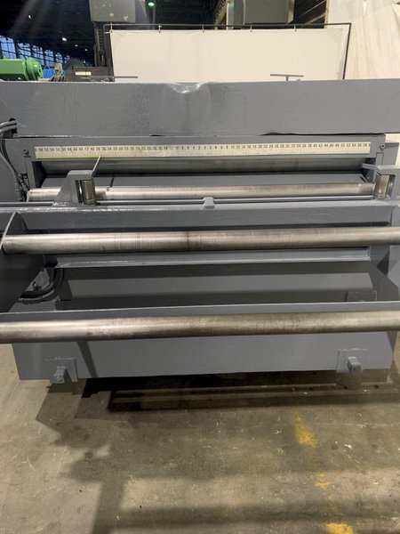 60" X .190" DALLAS 2D-400 AIR FEEDER WITH POWERED PINCH ROLLS. STOCK # 1247223