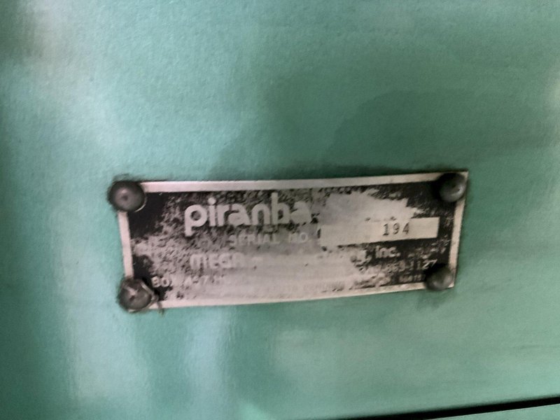 110 TON PIRANHA PII110 HYDRAULIC IRONWORKER: STOCK #81006