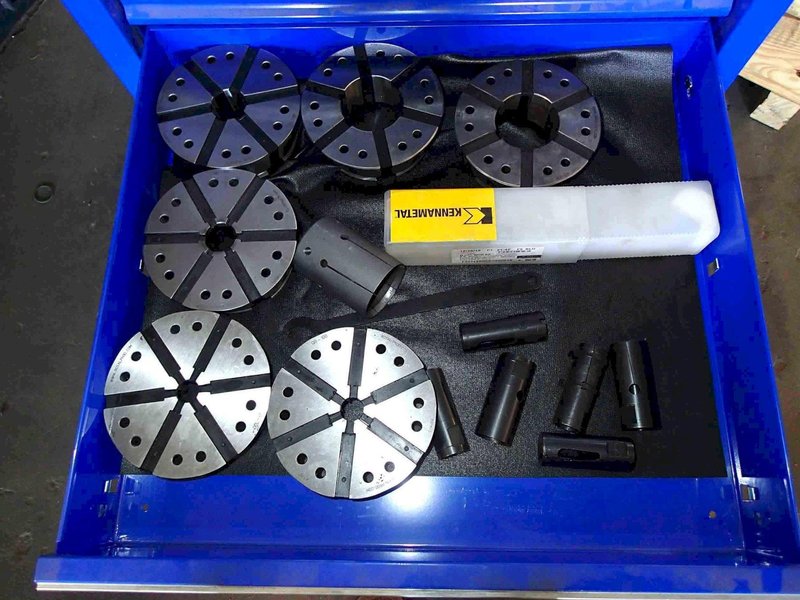 Johnford SL-500A CNC Turning Center Lathe, 2018- Y Axis, Live Tools, 4″ Bar, Sub Spindle, 12’ Bar Feeder