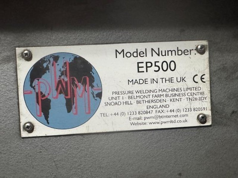 PWM BUTT WELDER MODEL EP 500 (14509)