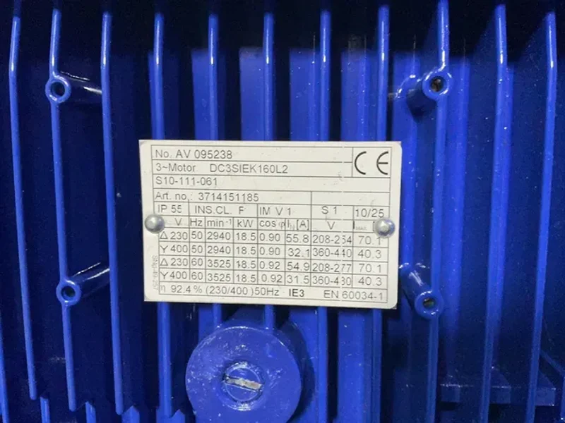 SPECK 18.5 KW MOTOR  -  DC3SIEK160L2