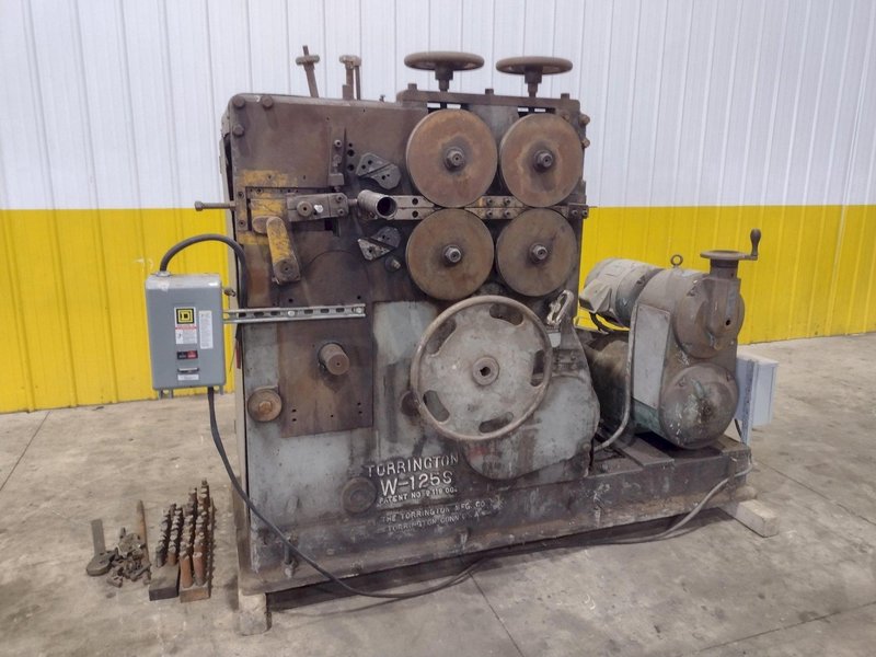 1/4&quot; TORRINGTON MODEL #W-125S SPRING COILER / COIL MAKING MACHINE: YOBRO #23837