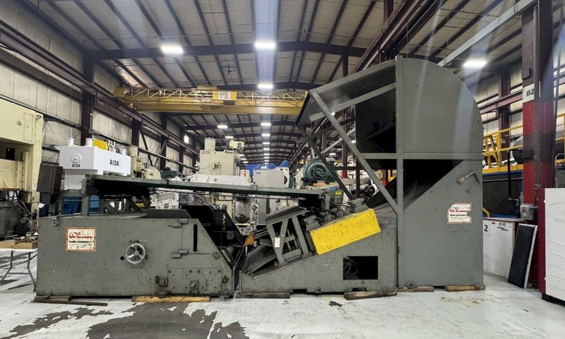 20,000 lbs. x 72 inch USED COE PRESS EQUIPMENT COIL CRADLE STRAIGHTENER FOR SALE, MODEL# CPCC-20072