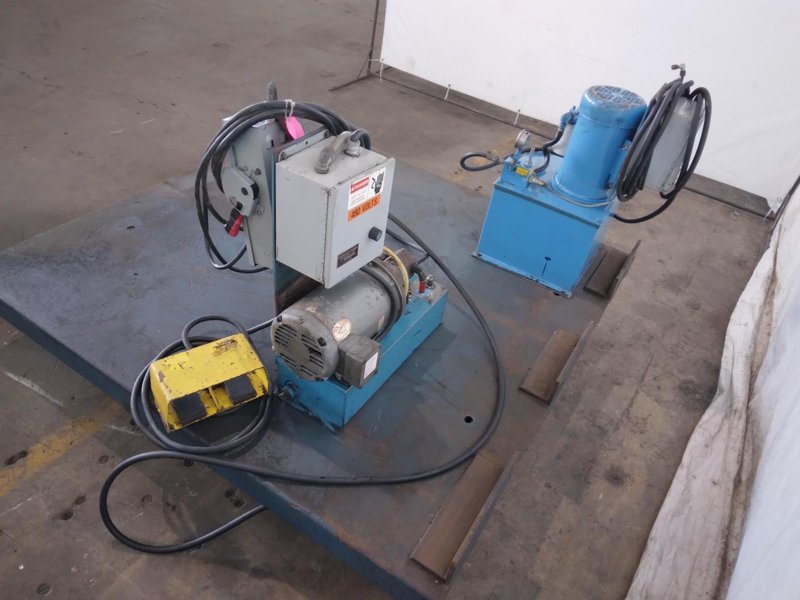 10,000 LB X 72" X 72" X 72" VESTIL EHLT-10-72 HYDRAULIC LIFT TABLE. STOCK # 1166723