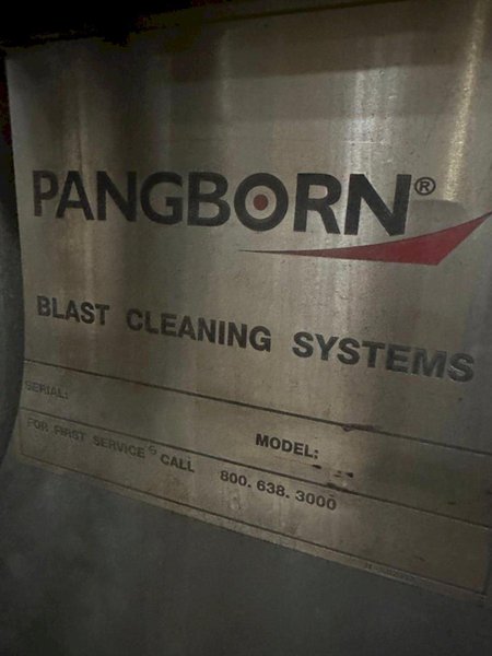 8 WHEEL PANGBORN PASS THROUGH STRUCTURAL SHOT BLAST MACHINE: YOBRO #24717