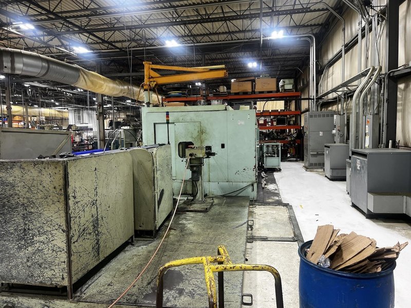 Asahi Okuma Model APF-1513-5 Five Die Progressive Heading Machine