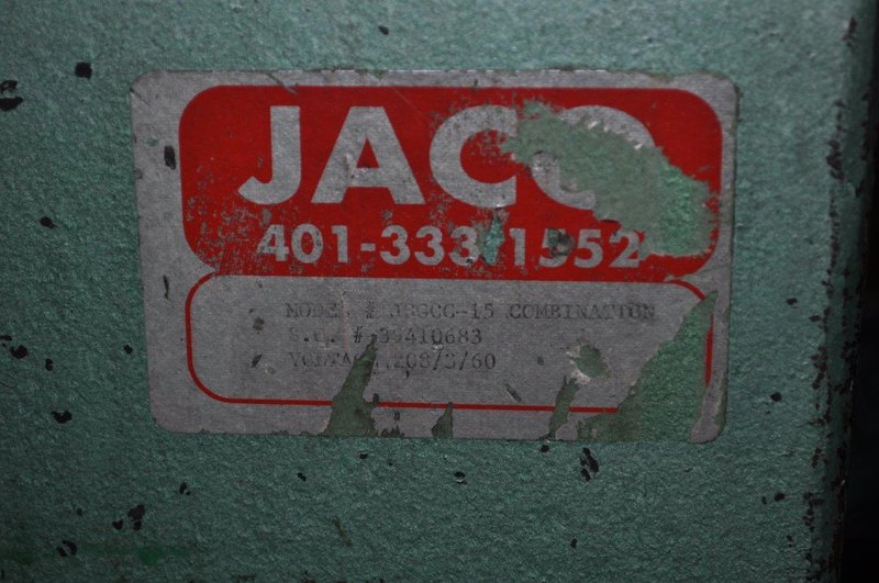 6,000 Lb x 15" x .125" Jaco Coil Cradle Straightener