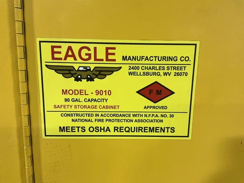 Eagle Manufacturing 30” X 31” X 61” Flammable Cabinet - 9010