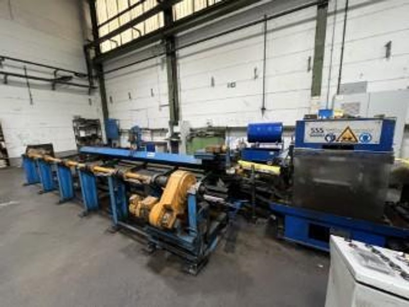 50mm SSS SCHMITZ #ZWRP50 SEMI-AUTOMATIC TWO-ROLL BAR STRAIGHTENING LINE