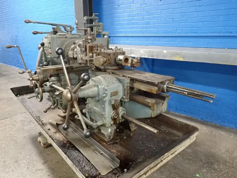 WARNER &amp; SWASEY 16" SWING TURRET LATHE  -  NO. 3