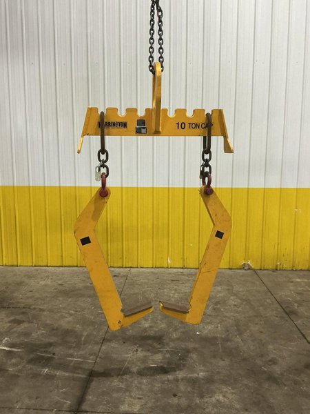 10 TON MODEL #NACL-10-48 HARRINGTON KITO NARROW ARM COIL LIFT PICKER: YOBRO #25233