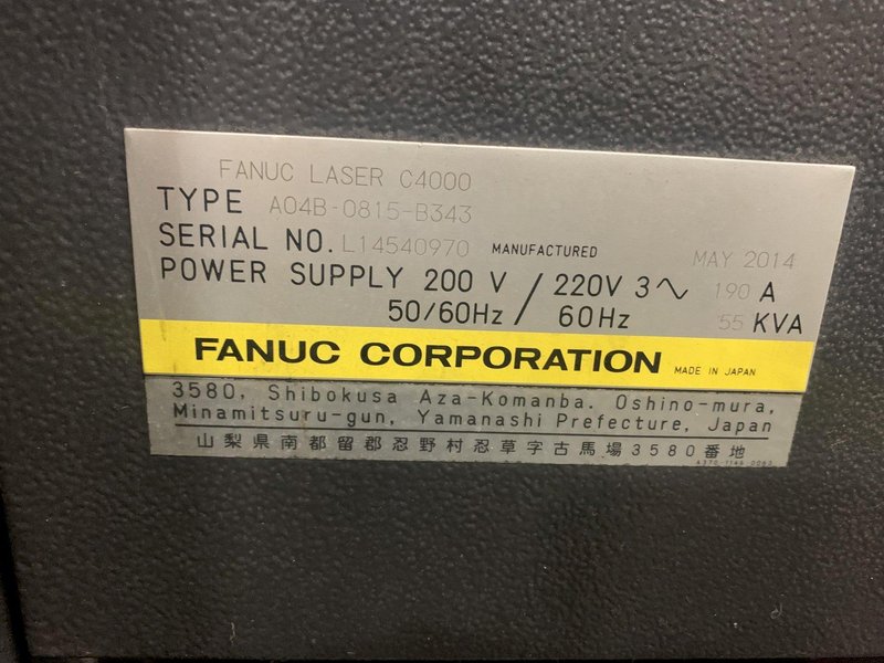 Amada LCG-3015 3500 Watt CNC Laser