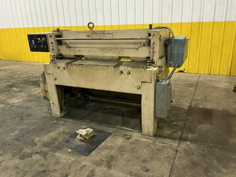48" X 1/8" MORGAN MODEL #SC4125 MECHANICAL POWER METAL SHEAR: YOBRO #26215