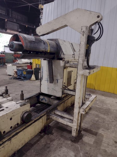 20,000 LB X 36" LITTELL MODEL #S200-36 UNCOILER COIL REEL &amp; CAR: YOBRO #25251