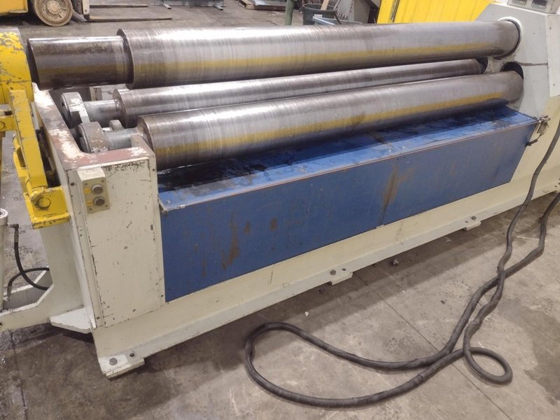 8' X 1/4" BIRMINGHAM MODEL #RH-0806 HYDRAULIC DOUBLE PINCH PLATE ROLL 2007: YOBRO #25022
