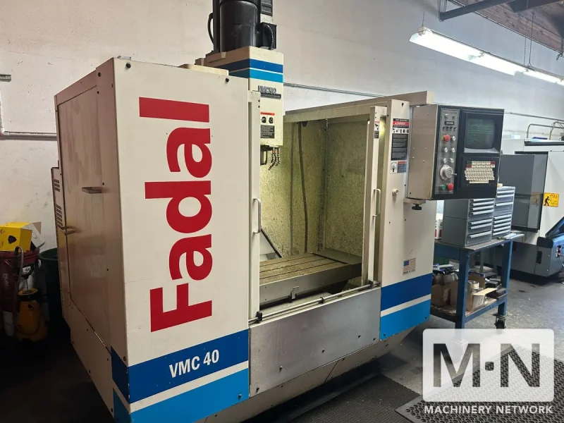 Fadal VMC-40 CNC Vertical Machining Center, 1993 w/ Fadal Rotary Table