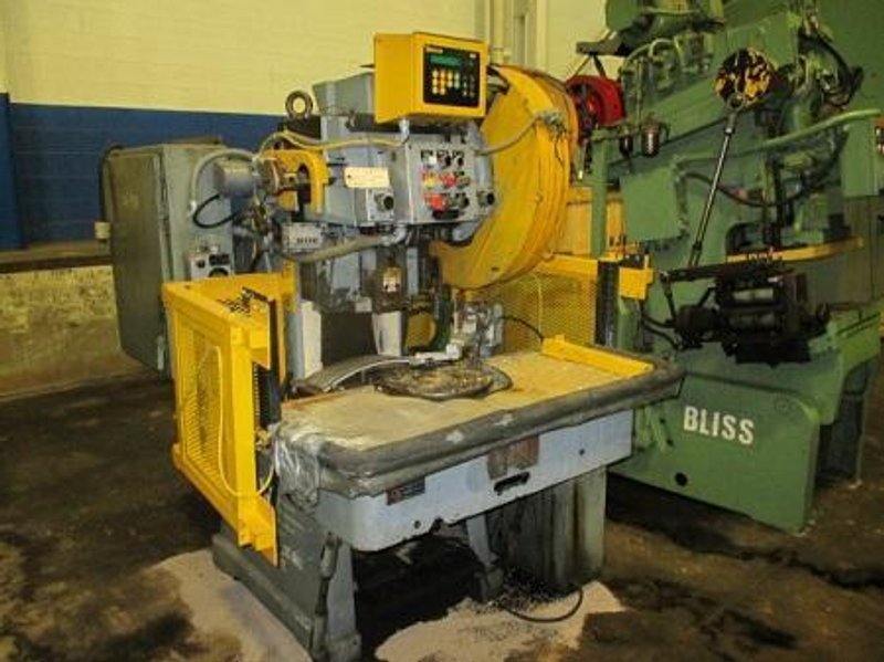 15 TON, V &amp; O MODEL #15 OPEN BACK INCLINABLE SINGLE CRANK PRESS