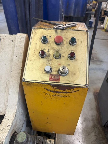 8' x 12 GA CHICAGO DREIS &amp; KRUMP MODEL HBPU8-12-6 HYDRAULIC BOX-N-PAN FINGER BRAKE: YOBRO #26181