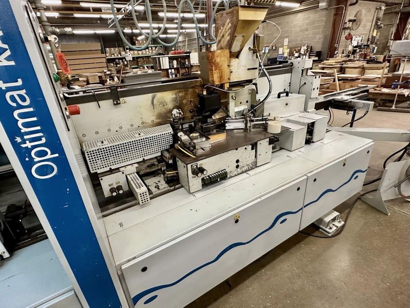 Homag Optimat KAL310 Edgebander, 2007 – Pre-Mill Profile Molding, End Polishing, I-Tooling, Fine Trim