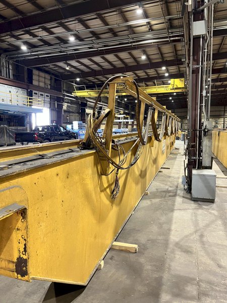 30 TON X 61'8" ZENAR DOUBLE GIRDER OVERHEAD BRIDGE CRANE 40' LIFT, CLASS D : YOBRO #25191