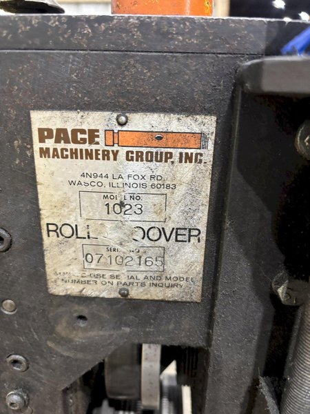 1.25&quot; TO 24&quot; PACE MODEL #1023 PORTABLE ROLL GROOVER WITH TOOLING: STOCK #23123