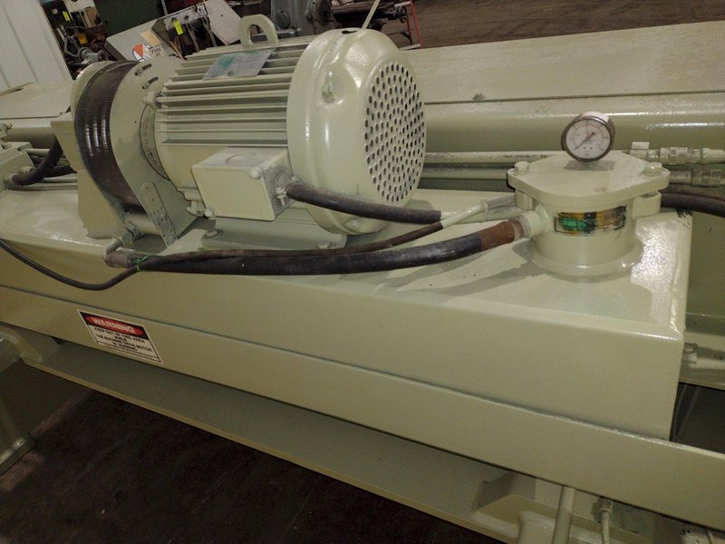 10' X 1/4" ACCURPRESS MODEL #825010 LP ACCURSHEAR HYDRAULIC SHEAR: YOBRO #24451