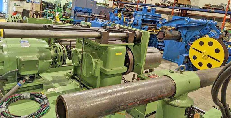 24" x 4.12" x 6,000# Ruesch Slitting Line STOCK# 4244