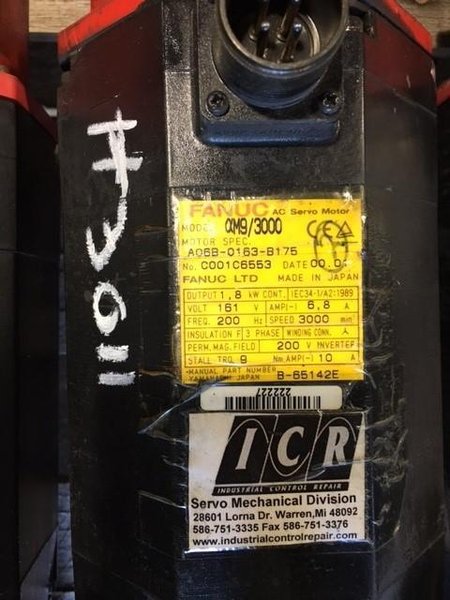 FANUC AC SERVO MOTOR STOCK #3011