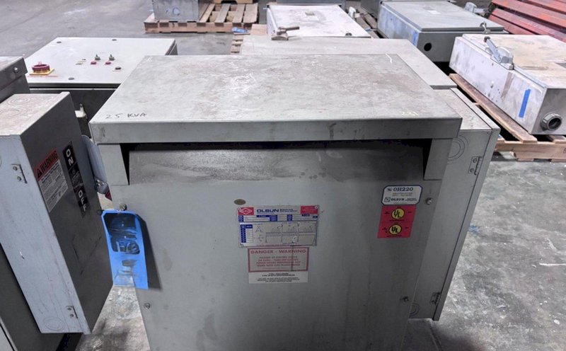 25 KVA OLSUN CLASS AA DRY TYPE TRANSFORMER: YOBRO #24593