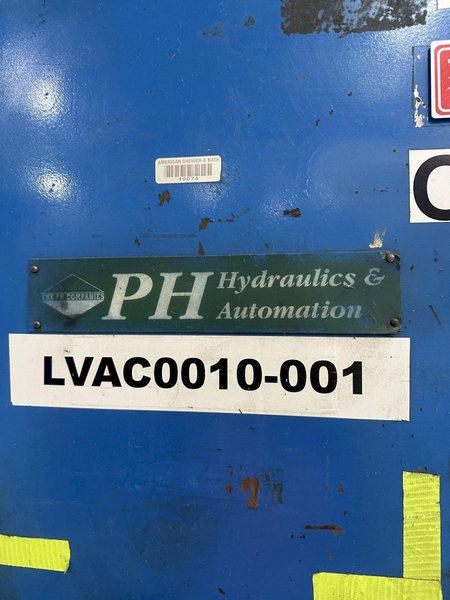 150 TON X 96" X 60" PH HYDRAULICS MODEL #4C150 4 POST HYDRAULIC PRESS, 12" STROKE: YOBRO 24748