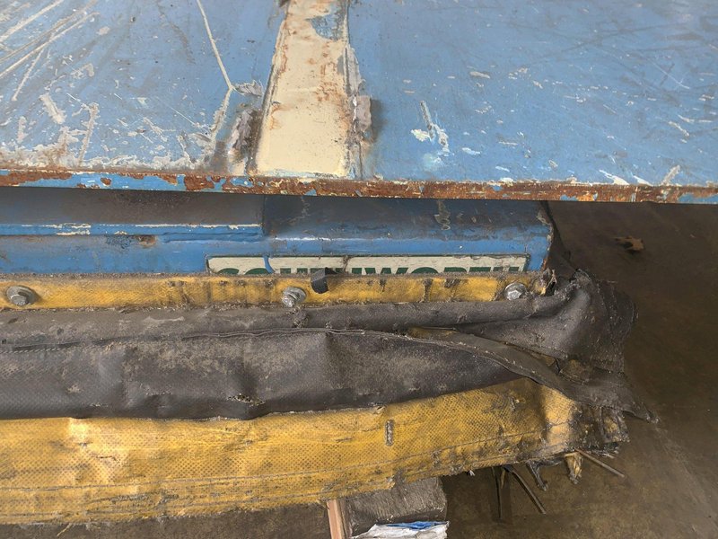 2000 LB  X  48" X 96" SOUTHWORTH ELECTRIC HYDRAULIC SCISSOR LIFT TABLE: STOCK #11539