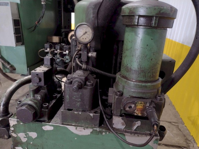 9 SPINDLE PEDDINGHAUS MODEL #BDL-1250/9 I-BEAM DRILL/DRILLING LINE: STOCK #19128