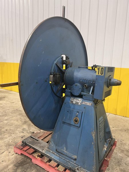 4,000 LB X 18&quot; LITTELL MODEL #40-18 PULL OFF COIL REEL UNCOILER: STOCK #22426