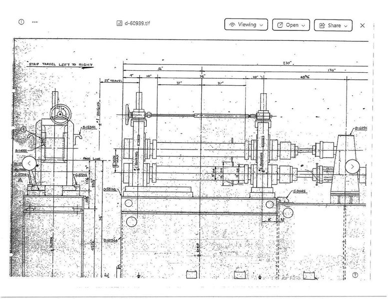 72" x 9.00" Paxson Slitter Heads
