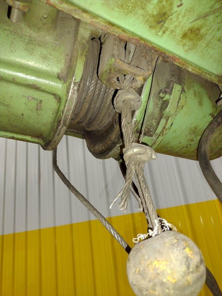 2000 LB 1 TON P&amp;H MODEL ZIP LIFT CABLE HOIST: STOCK #18897