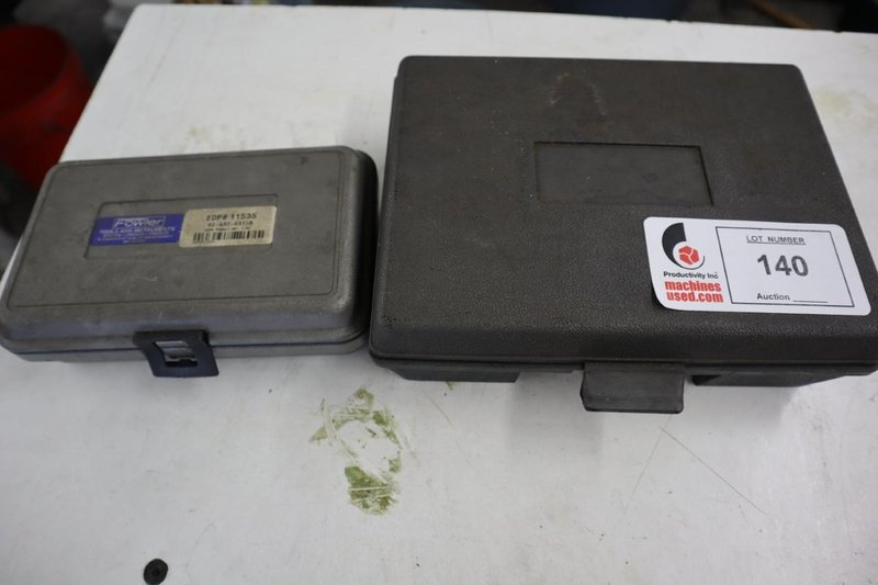 6" x 1/32" Thin Parallel Sets in Plastic Cases (2) Sets 1/2" - 1-11/16"- Auction Item